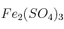 Fe_2(SO_4)_3