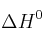 \Delta H^0