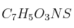 C_7H_5O_3NS