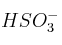 HSO_3^-