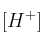 [H^+]