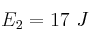 E_2 = 17\ J