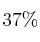 37\%