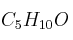 C_5H_{10}O