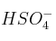 HSO_4^-