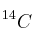 ^{14}C
