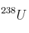 ^{238}U