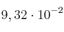 9,32\cdot 10^{-2}