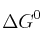 \Delta G^0
